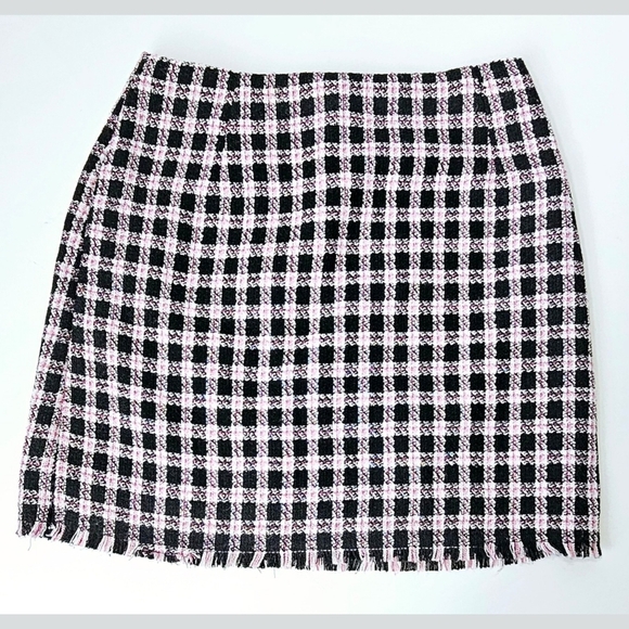 Size 4 H&M Checker Mini Skirt - Picture 1 of 2